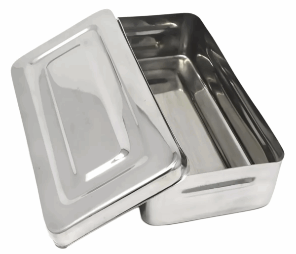 Caja acero inoxidable de 20 x 10 x 4 instrumental quirurgico